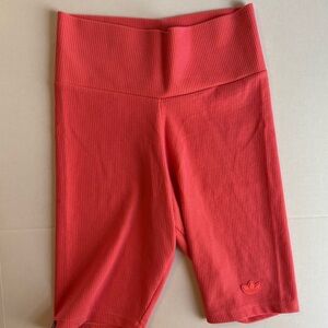 Adidas Originals Bike Shorts Bright Orange‎ Women's Size Small high waist